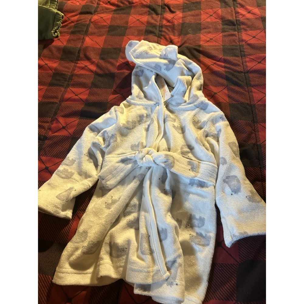 Carters 0-9 Months Hooded‎ Robe! Boys! New